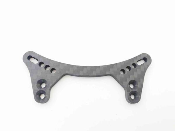 SWORKz S12-2C Carbon Front Shock Plate "by RC Carbon Cavalieri"